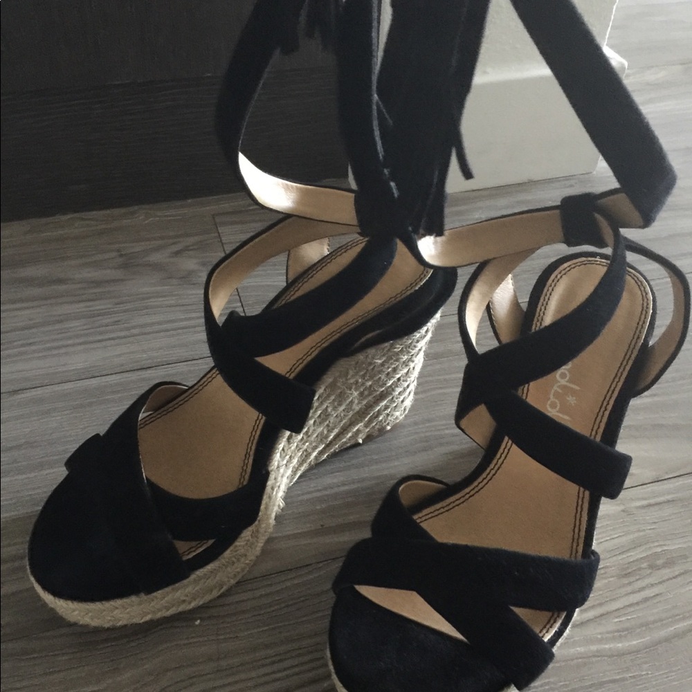 New Splendid Janice Espadrille Wedge Sandals